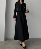 【ジュノア/JUNOAH】のLouere バックスリットショートジャケットsetキャミフレアワンピース 大人の最旬トレンドファッション＆コーディネート founy(ファウニー) ファッション Fashion レディースファッション Fashion for Women アウター Coat / Outerwear Collection レディースジャケット・軽アウター Jackets ジャケット Jacket, Outerwear thumbnail ブラック|ID: prp329100004974356 ipo3291000000037293465