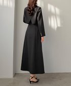 【ジュノア/JUNOAH】のLouere バックスリットショートジャケットsetキャミフレアワンピース 大人の最旬トレンドファッション＆コーディネート founy(ファウニー) ファッション Fashion レディースファッション Fashion for Women アウター Coat / Outerwear Collection レディースジャケット・軽アウター Jackets ジャケット Jacket, Outerwear thumbnail チャコール|ID: prp329100004974356 ipo3291000000037293467