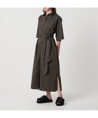 【ユナイテッドアローズ/UNITED ARROWS】のノットリボン シャツ ワンピース ウォッシャブル 大人の最旬トレンドファッション＆コーディネート founy(ファウニー) ファッション Fashion レディースファッション Fashion for Women ワンピース Dresses シャツワンピース / 1枚で着映えコーデ Shirt Dresses ウォッシャブル Machine Washable なめらか Smooth, Silky Texture ブロード Broadcloth, Fine Cotton ベスト Vest, Waistcoat ボックス Boxy, Box Shape リボン Ribbon, Bow リラックス Relax, Relaxed Fit アウトレット Outlet / Clearance おすすめ Recommended / Our Picks エレガント 上品 Elegant thumbnail DK.BROWN|ID: prp329100004974359 ipo3291000000037293480