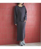 【ドゥ アルシーヴ/Doux archives】のVネックニットSETリブワンピース 大人の最旬トレンドファッション＆コーディネート founy(ファウニー) ファッション Fashion レディースファッション Fashion for Women ワンピース Dresses リブニット Rib Knit, Ribbed Knit thumbnail CHARCOAL GRAY|ID: prp329100004974366 ipo3291000000037293503