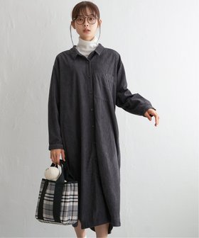 【エルビーシー/LBC】のコーデュロイワンピース 大人の最旬トレンドファッション＆コーディネート founy(ファウニー) ファッション Fashion レディースファッション Fashion for Women ワンピース Dresses インナー Innerwear コーデュロイ Corduroy, Cord Fabric シャツワンピ Shirt Dress, Shirt One-Piece ハイネック High Neck, Mock Neck |ID:prp329100004974371