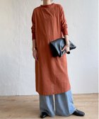 【エルビーシー/LBC】のリブ使いワンピース 大人の最旬トレンドファッション＆コーディネート founy(ファウニー) ファッション Fashion レディースファッション Fashion for Women ワンピース Dresses ストライプ Stripe, Striped Pattern 無地 Plain, Solid Color thumbnail オレンジ|ID: prp329100004974372 ipo3291000000037293530