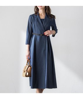 【ビアッジョブルー/Viaggio Blu】のオーロララメデニムワンピース 大人の最旬トレンドファッション＆コーディネート founy(ファウニー) ファッション Fashion レディースファッション Fashion for Women ワンピース Dresses エレガント 上品 Elegant 春 Spring クラシカル Classical, Vintage-Inspired デニム Denim, Jeans Material フィット Fit, Slim Fit フレア Flare, Flared メタル Metal, Metal Parts S/S・春夏 SS, Spring/Summer, Warm Season 夏 Summer 2026年 2026 2026春夏・S/S Spring/Summer 2026 SS26 |ID:prp329100004974399