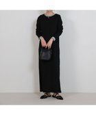 【セレクトモカ/SELECT MOCA】のカットリブレイヤードヘンリーネックワンピース ブラック-990|ID: prp329100004974401 ipo3291000000037293629