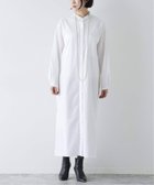 【スピック&スパン/Spick & Span】の《追加2》シャツドレス 大人の最旬トレンドファッション＆コーディネート founy(ファウニー) ファッション Fashion レディースファッション Fashion for Women トップス・カットソー Cut & Sew Tops シャツ・ブラウス・オフィスカジュアル Elegant Blouses & Button-Ups ワンピース Dresses フォーマル・パーティードレス・結婚式用ドレス Elegant & Casual Dresses カフス Cuff Design シンプル Simple, Minimal スリット Slit, Slit Detail スリーブ Sleeve, Long Sleeve / Short Sleeve ドレス Dress, One-Piece バルーン Balloon, Balloon Silhouette モダン Modern, Contemporary ループ Loop, Loop Knit エレガント 上品 Elegant 羽織 Haori, Light Jacket thumbnail ホワイト|ID: prp329100004974414 ipo3291000000037293674