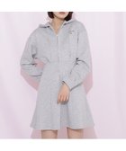 【ジルバイジルスチュアート/JILL by JILLSTUART】のダイバーフーディーミニワンピース グレー|ID: prp329100004974434 ipo3291000000037293737