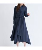 【ノエラ/Noela】のタイプライターシャツワンピース 大人の最旬トレンドファッション＆コーディネート founy(ファウニー) ファッション Fashion レディースファッション Fashion for Women ワンピース Dresses シャツワンピース / 1枚で着映えコーデ Shirt Dresses タイプライター Typewriter Fabric, Crisp Cotton ポケット Pocket, Pocket Detail リボン Ribbon, Bow エレガント 上品 Elegant thumbnail ネイビー|ID: prp329100004974476 ipo3291000000037293881