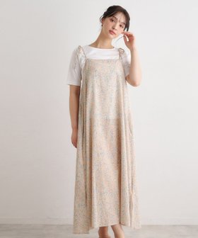 【ローラアシュレイ/LAURA ASHLEY】の【前後2WAY/洗える/肩紐調整可/同柄アイテムあり】ハービー フィールド柄 キャミワンピース 大人の最旬トレンドファッション＆コーディネート founy(ファウニー) ファッション Fashion レディースファッション Fashion for Women ワンピース Dresses キャミソールワンピース Camisole Dresses インナー Innerwear 春 Spring 洗える Machine Washable カットソー Cut and Sewn Top キャミワンピース Cami Dress, Slip Dress ギャザー Gathered, Ruffled サンダル Sandals, Summer Shoes シンプル Simple, Minimal スニーカー Sneakers, Trainers スリット Slit, Slit Detail タンク Tank Top, Sleeveless Top ノースリーブ Sleeveless, No-Sleeve ハンド Hand, Handmade パターン Pattern, Design Print フィット Fit, Slim Fit プリント Print, Printed Pattern ペチコート Petticoat, Underskirt ポケット Pocket, Pocket Detail リボン Ribbon, Bow リラックス Relax, Relaxed Fit ロング Long, Long-Length S/S・春夏 SS, Spring/Summer, Warm Season おすすめ Recommended / Our Picks 夏 Summer |ID:prp329100004974479