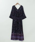 【アミナコレクション/Amina Collection】の【チャイハネ】アシューナワンピース 大人の最旬トレンドファッション＆コーディネート founy(ファウニー) ファッション Fashion レディースファッション Fashion for Women ワンピース Dresses インド Indian Textile エレガント 上品 Elegant ペイズリー Paisley, Ethnic Pattern ボーダー Border, Stripe リゾート Resort, Vacation Style thumbnail ブラック|ID: prp329100004974497 ipo3291000000037293951