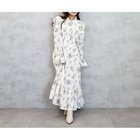 【セシルマクビー/CECIL McBEE】の花柄シャツフリルワンピース オフホワイト|ID: prp329100004974509 ipo3291000000037293991