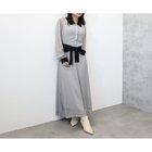 【セシルマクビー/CECIL McBEE】のバイアス柄クレリックシャツワンピース ベージュ|ID: prp329100004974511 ipo3291000000037294000