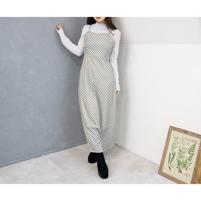 【セシルマクビー/CECIL McBEE】のバイアスチェック バックリボンキャミジャンスカ インテリア・キッズ・メンズ・レディースファッション・服の通販 founy(ファウニー) https://founy.com/ ファッション Fashion レディースファッション Fashion for Women トップス・カットソー Cut & Sew Tops キャミソール&ノースリーブ Camisoles & Sleeveless Tops ガーリー Girly, Feminine Style キャミワンピース Cami Dress, Slip Dress チェック Check, Plaid, Tartan バイアス Bias, Diagonal Cut フレア Flare, Flared リボン Ribbon, Bow エレガント 上品 Elegant 切替 Switching, Contrast Panel |ID: prp329100004974514 ipo3291000000037294009
