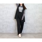 【セシルマクビー/CECIL McBEE】のカットツイルベストxパンツ セットアップ 大人の最旬トレンドファッション＆コーディネート founy(ファウニー) ファッション Fashion レディースファッション Fashion for Women アウター Coat / Outerwear Collection セットアップ Matching Sets レディースパンツ・ボトムス Pants & Trousers / Bottoms セットアップ Set-Up, Coordinated Outfit フレア Flare, Flared エレガント 上品 Elegant 切替 Switching, Contrast Panel thumbnail ブラック|ID: prp329100004974516 ipo3291000000037294017