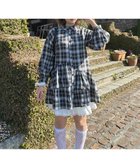 【アズノウアズ プラス/AS KNOW AS plus】の●『袖アレンジ可能アイテム』デザインフリルチュニック ミニワンピース BKオンブレー|ID: prp329100004974523 ipo3291000000037294045
