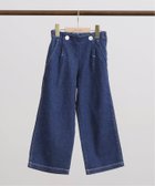 【イエナアンファン/IENA ENFANT / KIDS】の【DAILY DENIM COLLECTION】ストレートデニムパンツ kids 大人の最旬トレンドファッション＆コーディネート founy(ファウニー) ファッション Fashion キッズファッション Fashion for Kids ボトムス Bottoms インディゴ Indigo Denim スマート Smart, Elegant デニム Denim, Jeans Material 定番 Standard, Basic Item フロント Front, Front Design ポケット Pocket, Pocket Detail ワイド Wide, Wide Fit thumbnail ネイビー|ID: prp329100004974580 ipo3291000000037294399