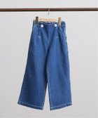 【イエナアンファン/IENA ENFANT / KIDS】の【DAILY DENIM COLLECTION】ストレートデニムパンツ kids 大人の最旬トレンドファッション＆コーディネート founy(ファウニー) ファッション Fashion キッズファッション Fashion for Kids ボトムス Bottoms インディゴ Indigo Denim スマート Smart, Elegant デニム Denim, Jeans Material 定番 Standard, Basic Item フロント Front, Front Design ポケット Pocket, Pocket Detail ワイド Wide, Wide Fit thumbnail ブルー A|ID: prp329100004974580 ipo3291000000037294400