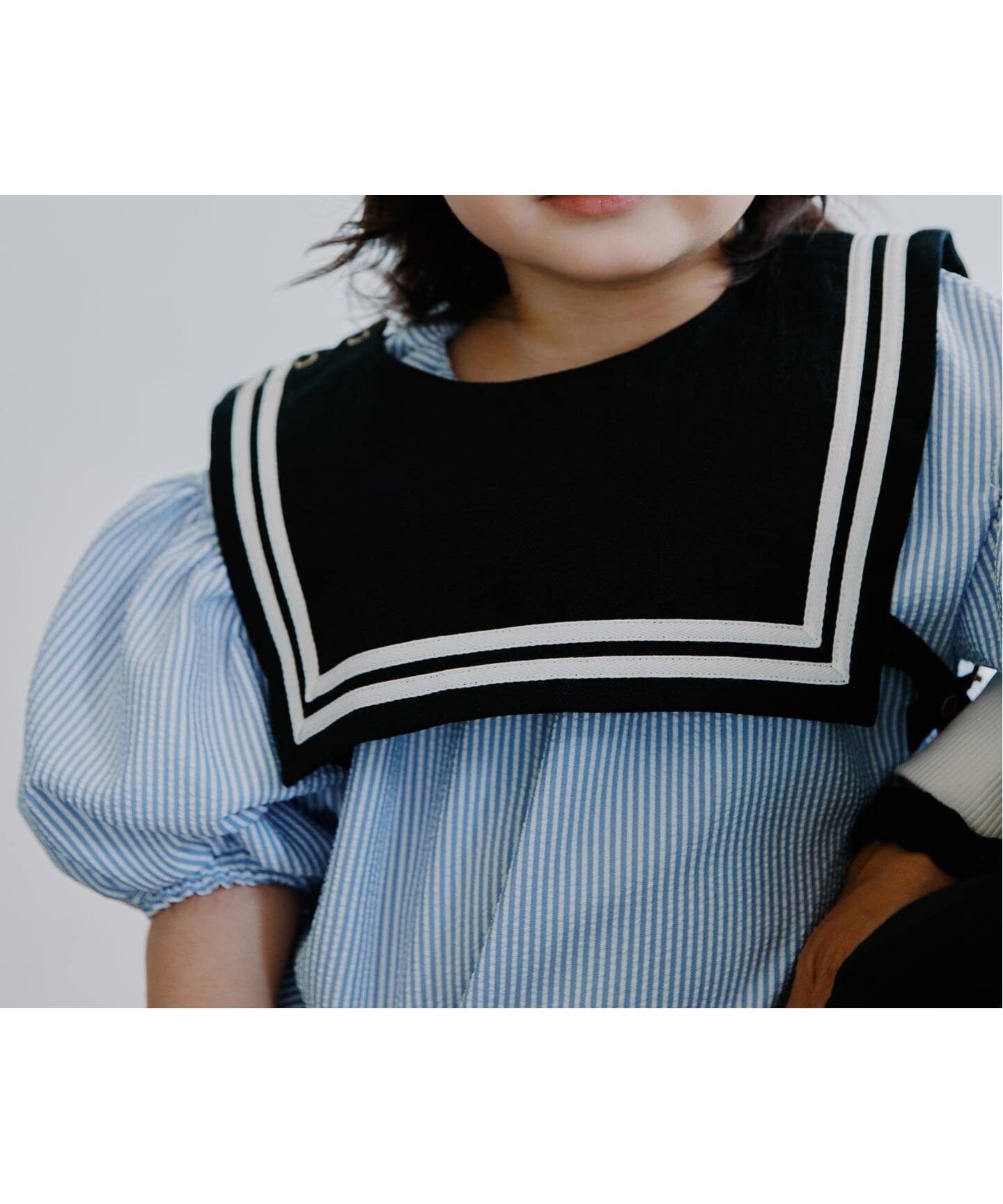 【イエナアンファン/IENA ENFANT / KIDS】の【BASIC】セーラースタイベスト baby インテリア・キッズ・メンズ・レディースファッション・服の通販 founy(ファウニー) 　ファッション　Fashion　キッズファッション　Fashion for Kids　オックス　Oxford Fabric　シンプル　Simple, Minimal　スマート　Smart, Elegant　フィット　Fit, Slim Fit　ベスト　Vest, Waistcoat　モノトーン　Monotone, Black and White　ブラック|ID: prp329100004974584 ipo3291000000037294412