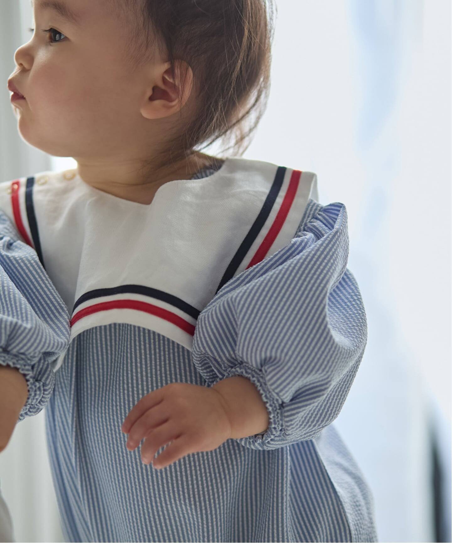 【イエナアンファン/IENA ENFANT / KIDS】の【BASIC】セーラースタイベスト baby インテリア・キッズ・メンズ・レディースファッション・服の通販 founy(ファウニー) 　ファッション　Fashion　キッズファッション　Fashion for Kids　オックス　Oxford Fabric　シンプル　Simple, Minimal　スマート　Smart, Elegant　フィット　Fit, Slim Fit　ベスト　Vest, Waistcoat　モノトーン　Monotone, Black and White　ホワイト A|ID: prp329100004974584 ipo3291000000037294414