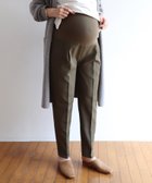 【アンドミー/andme / KIDS】の【マタニティ】センタープレステーパードパンツ カーキ|ID: prp329100004974596 ipo3291000000037294517