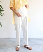 【アンドミー/andme / KIDS】の【マタニティ】ストレッチ テーパードパンツ オフホワイト|ID: prp329100004974597 ipo3291000000037294521