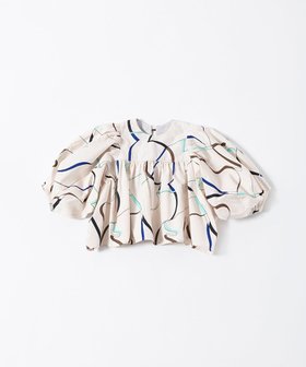 【トリコテ/Tricote / KIDS】のCUT RIBBON PUFF SLEEVES 大人の最旬トレンドファッション＆コーディネート founy(ファウニー) ファッション Fashion キッズファッション Fashion for Kids |ID:prp329100004974678