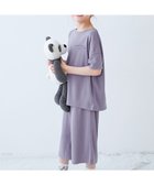 【デビロック/devirock / KIDS】の【涼感 サラッとメッシュ】ワンマイルにもおすすめ 着丈が選べるパジャマ 26SS 大人の最旬トレンドファッション＆コーディネート founy(ファウニー) ファッション Fashion キッズファッション Fashion for Kids カラフル Colorful Design シンプル Simple, Minimal ストレッチ Stretch, Stretchy Fabric セットアップ Set-Up, Coordinated Outfit パジャマ Pajamas, Sleepwear メッシュ Mesh, Net Fabric おすすめ Recommended / Our Picks 夏 Summer 2026年 2026 2026春夏・S/S Spring/Summer 2026 SS26 thumbnail 004-ミドル-Gバイオレット|ID: prp329100004974703 ipo3291000000037294993
