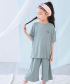 【デビロック/devirock / KIDS】の【涼感 サラッとメッシュ】ワンマイルにもおすすめ 着丈が選べるパジャマ 26SS 大人の最旬トレンドファッション＆コーディネート founy(ファウニー) ファッション Fashion キッズファッション Fashion for Kids カラフル Colorful Design シンプル Simple, Minimal ストレッチ Stretch, Stretchy Fabric セットアップ Set-Up, Coordinated Outfit パジャマ Pajamas, Sleepwear メッシュ Mesh, Net Fabric おすすめ Recommended / Our Picks 夏 Summer 2026年 2026 2026春夏・S/S Spring/Summer 2026 SS26 thumbnail 008-ミドル-ダスティブルー|ID: prp329100004974703 ipo3291000000037294997