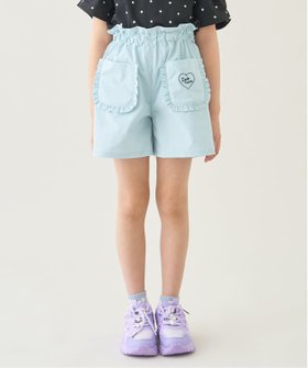 【ナルミヤ オンライン/NARUMIYA ONELINE / KIDS】の【水陸両用】【街でも海でも】フリルポケット付きショートパンツ 大人の最旬トレンドファッション＆コーディネート founy(ファウニー) ファッション Fashion キッズファッション Fashion for Kids ボトムス Bottoms ショート Short, Short Length スニーカー Sneakers, Trainers フリル Frill, Ruffle ポケット Pocket, Pocket Detail ラベンダー Lavender |ID:prp329100004974704