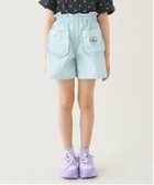 【ナルミヤ オンライン/NARUMIYA ONELINE / KIDS】の【水陸両用】【街でも海でも】フリルポケット付きショートパンツ 大人の最旬トレンドファッション＆コーディネート founy(ファウニー) ファッション Fashion キッズファッション Fashion for Kids ボトムス Bottoms ショート Short, Short Length スニーカー Sneakers, Trainers フリル Frill, Ruffle ポケット Pocket, Pocket Detail ラベンダー Lavender thumbnail サックス|ID: prp329100004974704 ipo3291000000037294999