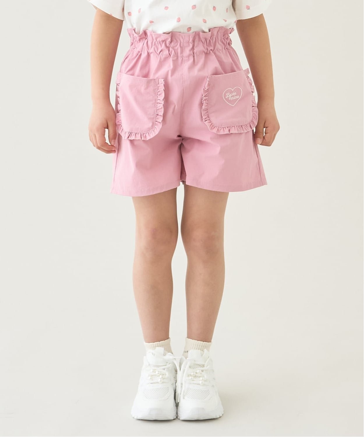 【ナルミヤ オンライン/NARUMIYA ONELINE / KIDS】の【水陸両用】【街でも海でも】フリルポケット付きショートパンツ インテリア・キッズ・メンズ・レディースファッション・服の通販 founy(ファウニー) 　ファッション　Fashion　キッズファッション　Fashion for Kids　ボトムス　Bottoms　ショート　Short, Short Length　スニーカー　Sneakers, Trainers　フリル　Frill, Ruffle　ポケット　Pocket, Pocket Detail　ラベンダー　Lavender　ピンク|ID: prp329100004974704 ipo3291000000037295000