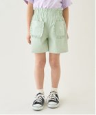 【ナルミヤ オンライン/NARUMIYA ONELINE / KIDS】の【水陸両用】【街でも海でも】フリルポケット付きショートパンツ 大人の最旬トレンドファッション＆コーディネート founy(ファウニー) ファッション Fashion キッズファッション Fashion for Kids ボトムス Bottoms ショート Short, Short Length スニーカー Sneakers, Trainers フリル Frill, Ruffle ポケット Pocket, Pocket Detail ラベンダー Lavender thumbnail ミント|ID: prp329100004974704 ipo3291000000037295003