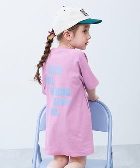 【デビロック/devirock / KIDS】の5分袖 ラグランワンピース 子供服 キッズ 女の子 綿100% 綿 コットン ロゴ 26SS 大人の最旬トレンドファッション＆コーディネート founy(ファウニー) ファッション Fashion キッズファッション Fashion for Kids ワンピース Dresses カラフル Colorful Design スニーカー Sneakers, Trainers デニム Denim, Jeans Material プリント Print, Printed Pattern おすすめ Recommended / Our Picks 2026年 2026 2026春夏・S/S Spring/Summer 2026 SS26 |ID:prp329100004974707