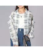 【ベベ オンライン ストア/BEBE ONLINE STORE / KIDS】のシアー短丈チェックシャツ タンクトップスセット(130~160cm) ホワイト系|ID: prp329100004974730 ipo3291000000037295130