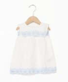 【ギャップ/GAP / KIDS】のSL EYELET SAILOR DRESS 大人の最旬トレンドファッション＆コーディネート founy(ファウニー) ファッション Fashion キッズファッション Fashion for Kids ワンピース Dresses アイレット Eyelet Lace ギャザー Gathered, Ruffled シャーリング Shirring, Ruched スカラップ Scallop, Scalloped Edge ノースリーブ Sleeveless, No-Sleeve ベビー Baby, Babywear thumbnail NEW_OFF_WHITE|ID: prp329100004974745 ipo3291000000037295177