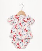 【ギャップ/GAP / KIDS】のG SS WVN TIE NECK SET 大人の最旬トレンドファッション＆コーディネート founy(ファウニー) ファッション Fashion キッズファッション Fashion for Kids スカラップ Scallop, Scalloped Edge フロント Front, Front Design ラウンド Round, Round Neck リボン Ribbon, Bow 半袖 Short Sleeve, Half Sleeve thumbnail NEW OFF WHITE FLORAL|ID: prp329100004974751 ipo3291000000037295192