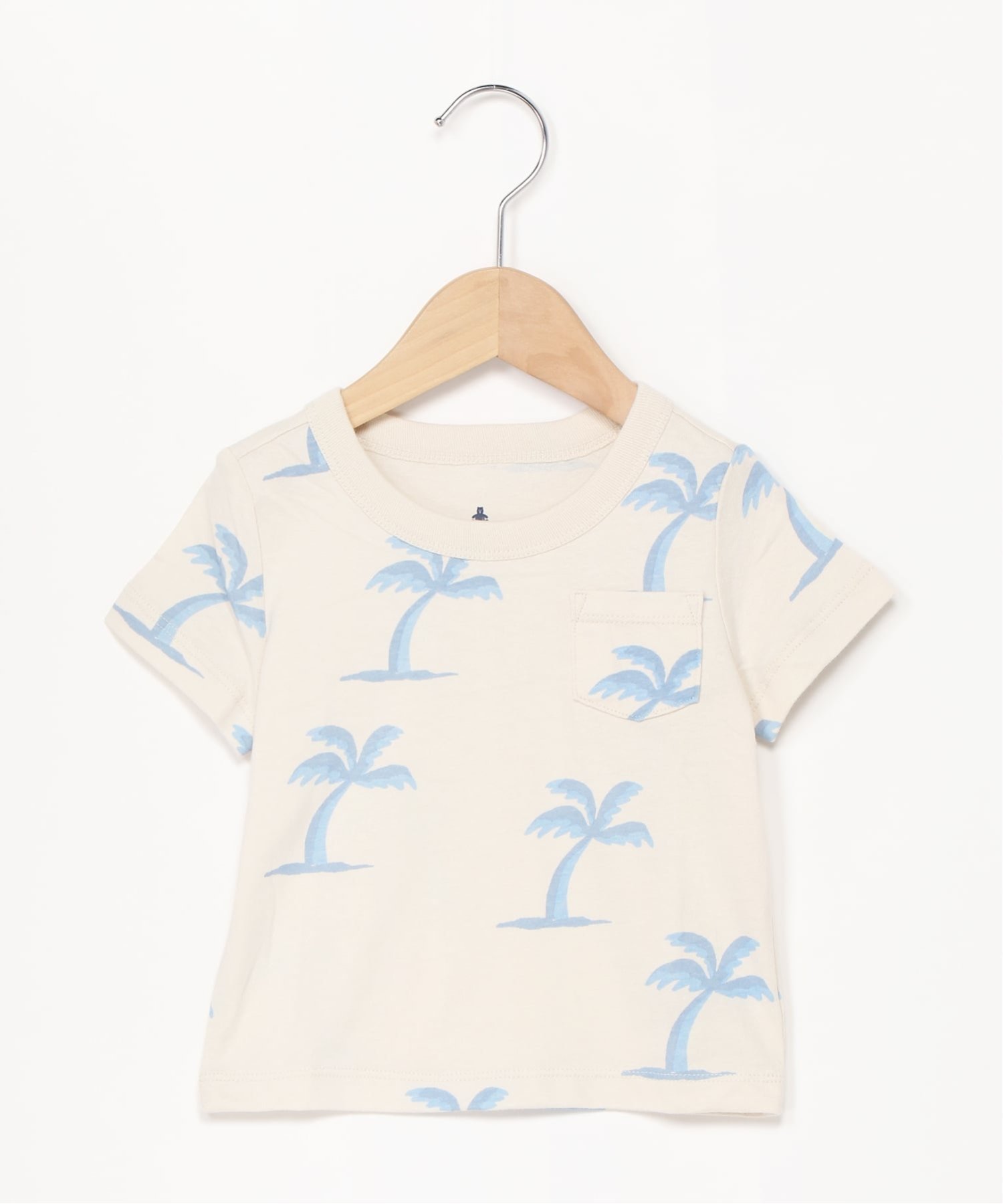 【ギャップ/GAP / KIDS】のBF MAY PRINT PKT TEE インテリア・キッズ・メンズ・レディースファッション・服の通販 founy(ファウニー) 　ファッション　Fashion　キッズファッション　Fashion for Kids　コレクション　Collection, Seasonal Line　ストレート　Straight, Straight Cut　パッチ　Patch, Appliqué　フィット　Fit, Slim Fit　プリント　Print, Printed Pattern　ベビー　Baby, Babywear　ポケット　Pocket, Pocket Detail　リラックス　Relax, Relaxed Fit　半袖　Short Sleeve, Half Sleeve　PALM_PRINT|ID: prp329100004974752 ipo3291000000037295195