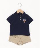 【ギャップ/GAP / KIDS】のIE LOGO BEAR POLO X SHORT SET 大人の最旬トレンドファッション＆コーディネート founy(ファウニー) ファッション Fashion キッズファッション Fashion for Kids ショート Short, Short Length ストレート Straight, Straight Cut ツイル Twist, Twisted Detail ドローストリング Drawstring, Pull Cord フロント Front, Front Design プリント Print, Printed Pattern ポロシャツ Polo Shirt, Collared Tee 半袖 Short Sleeve, Half Sleeve thumbnail NAVY_UNIFORM|ID: prp329100004974757 ipo3291000000037295211