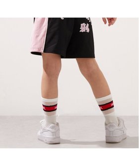 【ナルミヤ オンライン/NARUMIYA ONELINE / KIDS】のサイド切替ロゴプリント ショートパンツ 大人の最旬トレンドファッション＆コーディネート founy(ファウニー) ファッション Fashion キッズファッション Fashion for Kids ボトムス Bottoms おすすめ Recommended / Our Picks ショート Short, Short Length フロント Front, Front Design プリント Print, Printed Pattern ポケット Pocket, Pocket Detail ラベンダー Lavender 切替 Switching, Contrast Panel 夏 Summer 春 Spring S/S・春夏 SS, Spring/Summer, Warm Season |ID:prp329100004974782