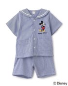 【ナルミヤ オンライン/NARUMIYA ONELINE / KIDS】の【Disney】セーラーセットアップ 大人の最旬トレンドファッション＆コーディネート founy(ファウニー) ファッション Fashion キッズファッション Fashion for Kids キャラクター Character, Licensed Characters セットアップ Set-Up, Coordinated Outfit ポケット Pocket, Pocket Detail thumbnail ライト ブルー|ID: prp329100004974792 ipo3291000000037295313