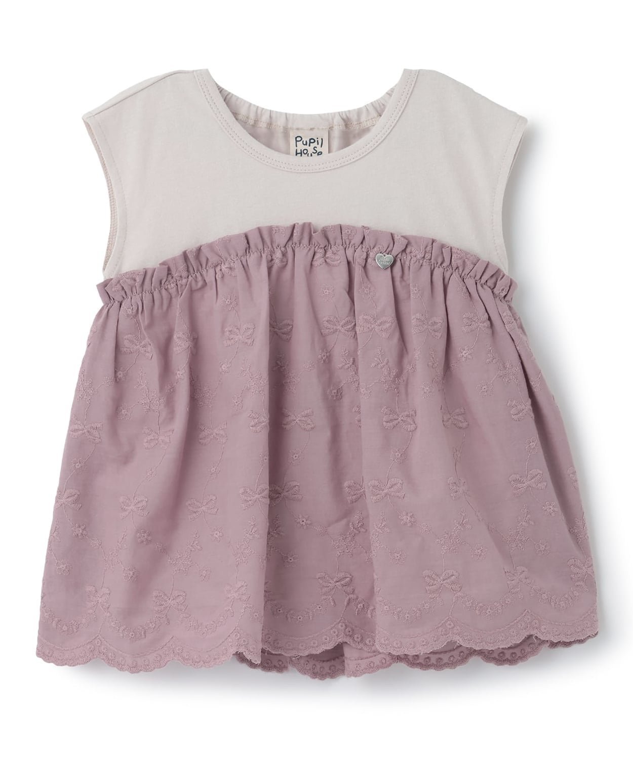 【ナルミヤ オンライン/NARUMIYA ONELINE / KIDS】の刺しゅうレースドッキングチュニック 大人の最旬トレンドファッション＆コーディネート founy(ファウニー) 　ファッション　Fashion　キッズファッション　Fashion for Kids　チュニック　Tunic, Long Top　ドッキング　Docking, Mixed Material　ノースリーブ　Sleeveless, No-Sleeve　バランス　Balance, Style Balance　レギンス　Leggings, Stretch Pants　レース　Lace, Lace Fabric　 other-1|ID: prp329100004974802 ipo3291000000037295344