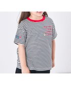 【ペアマノン/pairmanon / KIDS】の【綿100%】ガールズ ロゴ刺繍 ボーダー半袖Tシャツ 大人の最旬トレンドファッション＆コーディネート founy(ファウニー) ファッション Fashion キッズファッション Fashion for Kids おすすめ Recommended / Our Picks フロント Front, Front Design ボーダー Border, Stripe 半袖 Short Sleeve, Half Sleeve 夏 Summer thumbnail ブラックボーダー09|ID: prp329100004974809 ipo3291000000037295369
