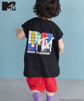 【ローリーズファーム/LOWRYS FARM / KIDS】のMTVプリントタンクトップ 大人の最旬トレンドファッション＆コーディネート founy(ファウニー) ファッション Fashion キッズファッション Fashion for Kids おすすめ Recommended / Our Picks シンプル Simple, Minimal ノースリーブ Sleeveless, No-Sleeve プリント Print, Printed Pattern ポーチ Pouch, Small Case 吸水 Absorbent, Quick-Dry 夏 Summer |ID:prp329100004974821