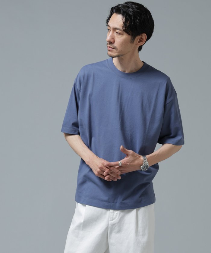 【ナノ ユニバース/nano universe / MEN】のAnti Soaked 汗染み防止 ミドルウェイト 7.1oz ビッグシルエットTシャツ インテリア・キッズ・メンズ・レディースファッション・服の通販 founy(ファウニー) https://founy.com/ ファッション Fashion メンズファッション Fashion for Men インナー Innerwear 吸水 Absorbent, Quick-Dry ビッグ Big, Oversized ミドル Middle Length, Mid Height レギュラー Regular, Standard Fit エレガント 上品 Elegant 2026年 2026 2026春夏・S/S Spring/Summer 2026 SS26 |ID: prp329100004974834 ipo3291000000037295468