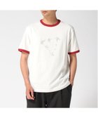 【ゲス/GUESS】のGUESS/UNI S/Slv Tee Shirt 大人の最旬トレンドファッション＆コーディネート founy(ファウニー) ファッション Fashion レディースファッション Fashion for Women トップス・カットソー Cut & Sew Tops シャツ・ブラウス・オフィスカジュアル Elegant Blouses & Button-Ups キャップ Cap, Baseball Cap シェイプ Shape, Slim Fit ショート Short, Short Length スリーブ Sleeve, Long Sleeve / Short Sleeve thumbnail アイボリー|ID: prp329100004974837 ipo3291000000037295485