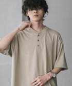 【ロッキーモンロー/Rocky Monroe】のAIR TEC+ 接触冷感・遮熱・UVカット 多機能ヘンリーネック半袖Tシャツ 大人の最旬トレンドファッション＆コーディネート founy(ファウニー) ファッション Fashion レディースファッション Fashion for Women トップス・カットソー Cut & Sew Tops シャツ・ブラウス・オフィスカジュアル Elegant Blouses & Button-Ups ロングTシャツ・Tシャツ Longline T-Shirts & Tees アウトドア Outdoor Clothing ウッド Wooden Design カットソー Cut and Sewn Top 吸水 Absorbent, Quick-Dry シンプル Simple, Minimal トレンド Trend, Trending Now バランス Balance, Style Balance ブロック Block, Solid Block Pattern 半袖 Short Sleeve, Half Sleeve ワイド Wide, Wide Fit 再入荷 Restock / Back in Stock 夏 Summer thumbnail グレージュ|ID: prp329100004974842 ipo3291000000037295516