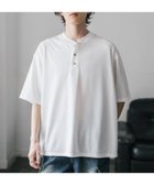 【ロッキーモンロー/Rocky Monroe】のAIR TEC+ 接触冷感・遮熱・UVカット 多機能ヘンリーネック半袖Tシャツ 大人の最旬トレンドファッション＆コーディネート founy(ファウニー) ファッション Fashion レディースファッション Fashion for Women トップス・カットソー Cut & Sew Tops シャツ・ブラウス・オフィスカジュアル Elegant Blouses & Button-Ups ロングTシャツ・Tシャツ Longline T-Shirts & Tees アウトドア Outdoor Clothing ウッド Wooden Design カットソー Cut and Sewn Top 吸水 Absorbent, Quick-Dry シンプル Simple, Minimal トレンド Trend, Trending Now バランス Balance, Style Balance ブロック Block, Solid Block Pattern 半袖 Short Sleeve, Half Sleeve ワイド Wide, Wide Fit 再入荷 Restock / Back in Stock 夏 Summer thumbnail ホワイト|ID: prp329100004974842 ipo3291000000037295519