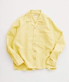 【ジャーナルスタンダード レリューム/JOURNAL STANDARD relume / MEN】のEuropean Flax / ヨーロピアンフラックス 製品染め オープンカラーシャツ イエロー|ID: prp329100004974847 ipo3291000000037295553
