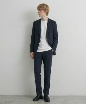 【ティーケー/tk TAKEO KIKUCHI / MEN】の【365日対応】PINHEADシングルセットアップ/上下2点セット/ONOFF兼用/ストレッチ/洗える/イージーケア/シワになりにくい/ビジネス対応 大人の最旬トレンドファッション＆コーディネート founy(ファウニー) ファッション Fashion メンズファッション Fashion for Men セットアップ Matching Sets 洗える Machine Washable シューズ Shoes, Footwear ジャケット Jacket, Outerwear ストレッチ Stretch, Stretchy Fabric スニーカー Sneakers, Trainers セットアップ Set-Up, Coordinated Outfit 人気 Popular, Best Seller ベーシック Basic, Essential ポケット Pocket, Pocket Detail エレガント 上品 Elegant ビジネス 仕事 通勤 Business / Work / Commuting |ID:prp329100004974849