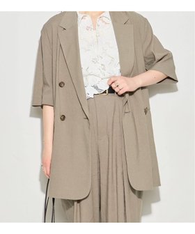 【ジャーナルスタンダード レサージュ/journal standard L'essage】のバイオリネン オーバーサイズジャケット 大人の最旬トレンドファッション＆コーディネート founy(ファウニー) ファッション Fashion レディースファッション Fashion for Women アウター Coat / Outerwear Collection レディースジャケット・軽アウター Jackets 2026年 2026 2026春夏・S/S Spring/Summer 2026 SS26 おすすめ Recommended / Our Picks カーディガン Cardigan, Knitwear ジャケット Jacket, Outerwear セットアップ Set-Up, Coordinated Outfit デニム Denim, Jeans Material ボトム Bottoms, Lower Wear リネン Linen, Linen Fabric ビジネス 仕事 通勤 Business / Work / Commuting 半袖 Short Sleeve, Half Sleeve |ID:prp329100004974876