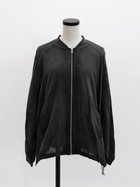 【ラシュッド/LASUD】のデニムライクシアーブルゾン ブラック|ID: prp329100004974906 ipo3291000000037295754